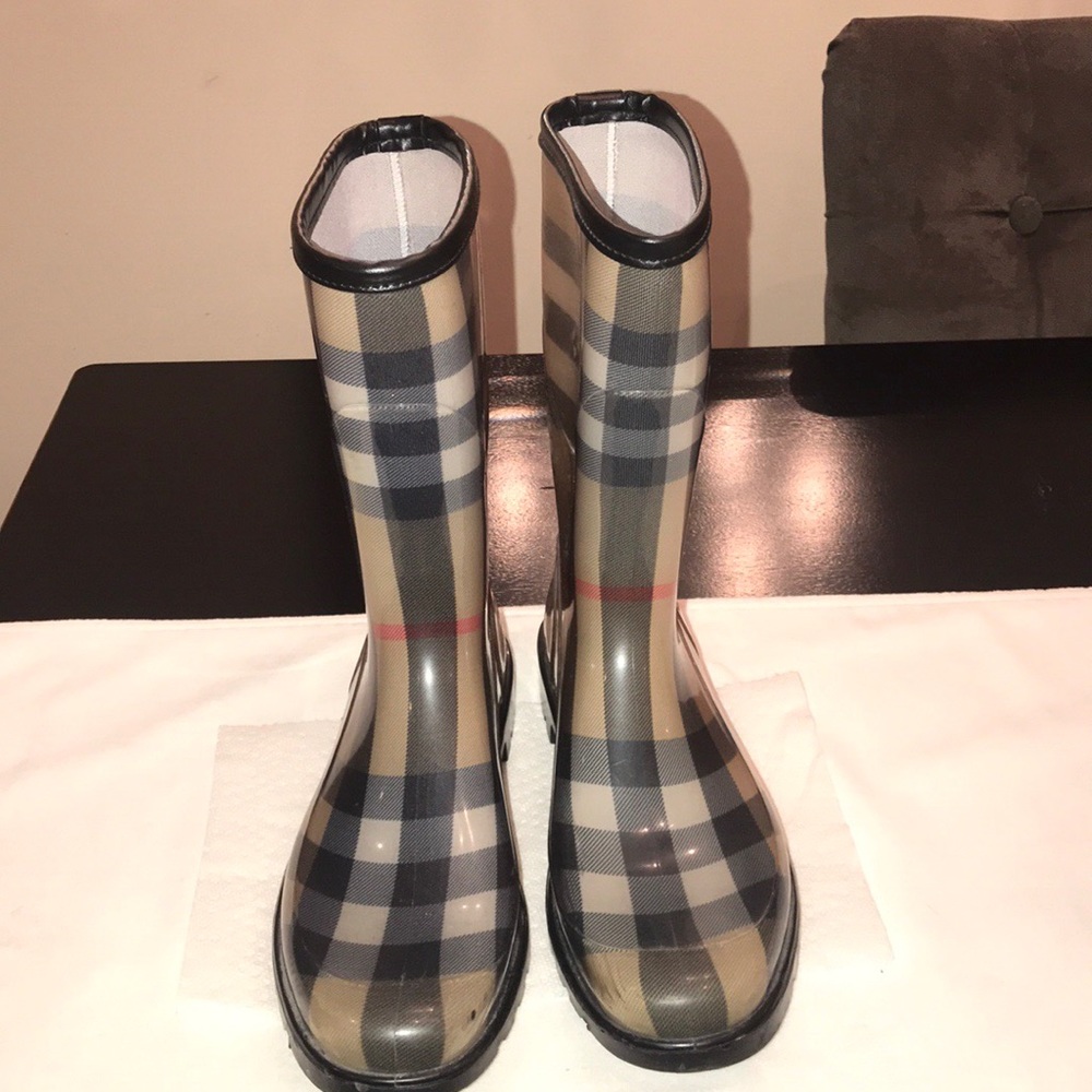 BURBERRY Authentic Rain Boots US size 10